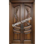 Daun Pintu Kayu Jati