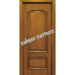 Daun Pintu Kayu Mahoni