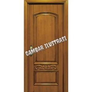 Daun Pintu Kayu Mahoni