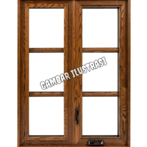 Kusen Jendela Kayu Kamper